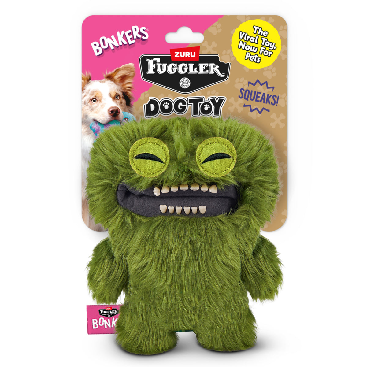 Bonkers Fuggler Dog Toy – Count Underoo Mcgoo