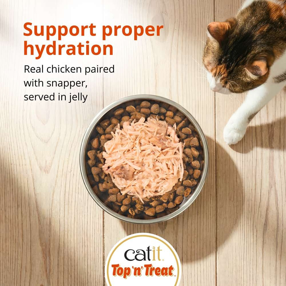 Catit Top n Treat Chicken & Snapper 8 Pack (24x60g)