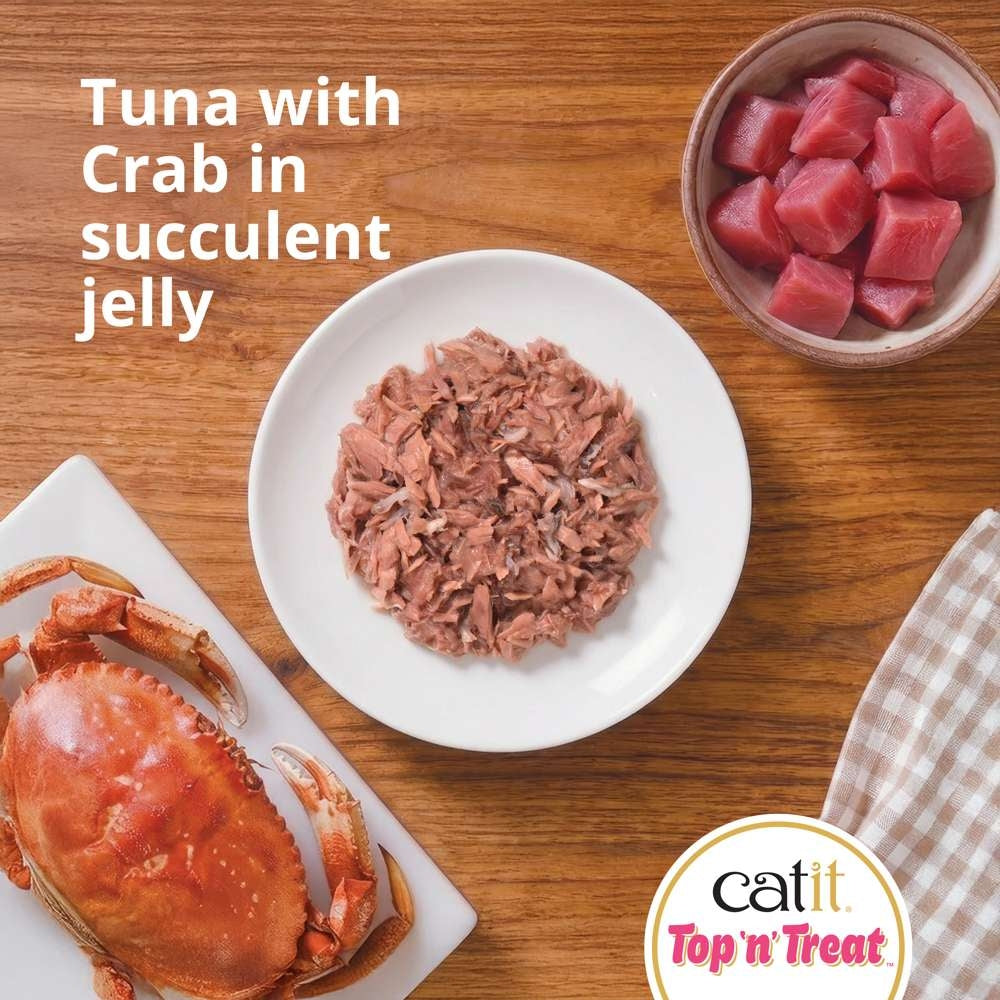 Catit Top n Treat Tuna & Crab 8 Pack (24x60g)