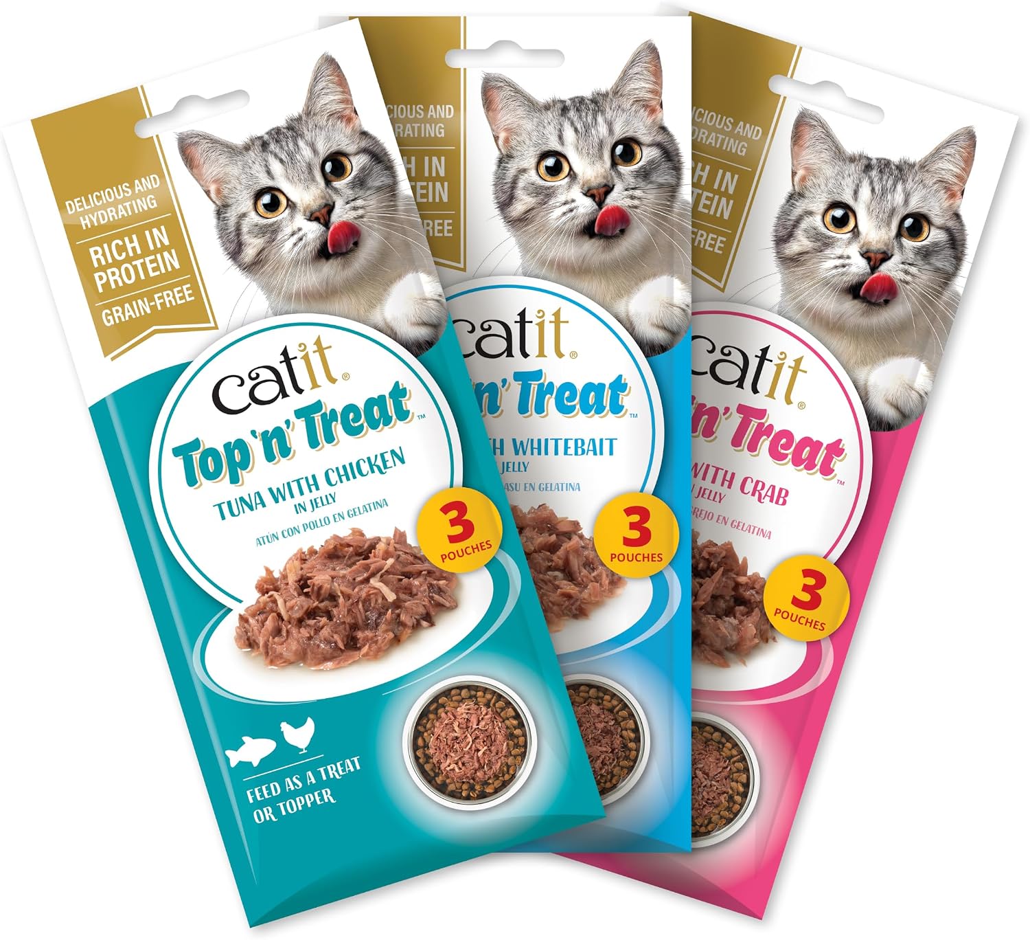 Catit Top n Treat Tuna Variety 24x60g