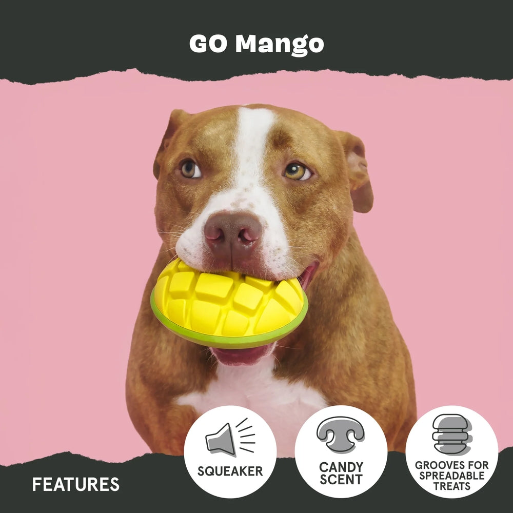 BARK Go Mango Super Chewer Dog Toy