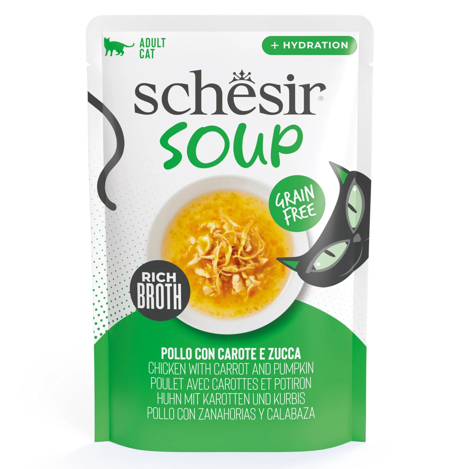 Schesir Soup Chicken with Pumpkin 12 x 40g