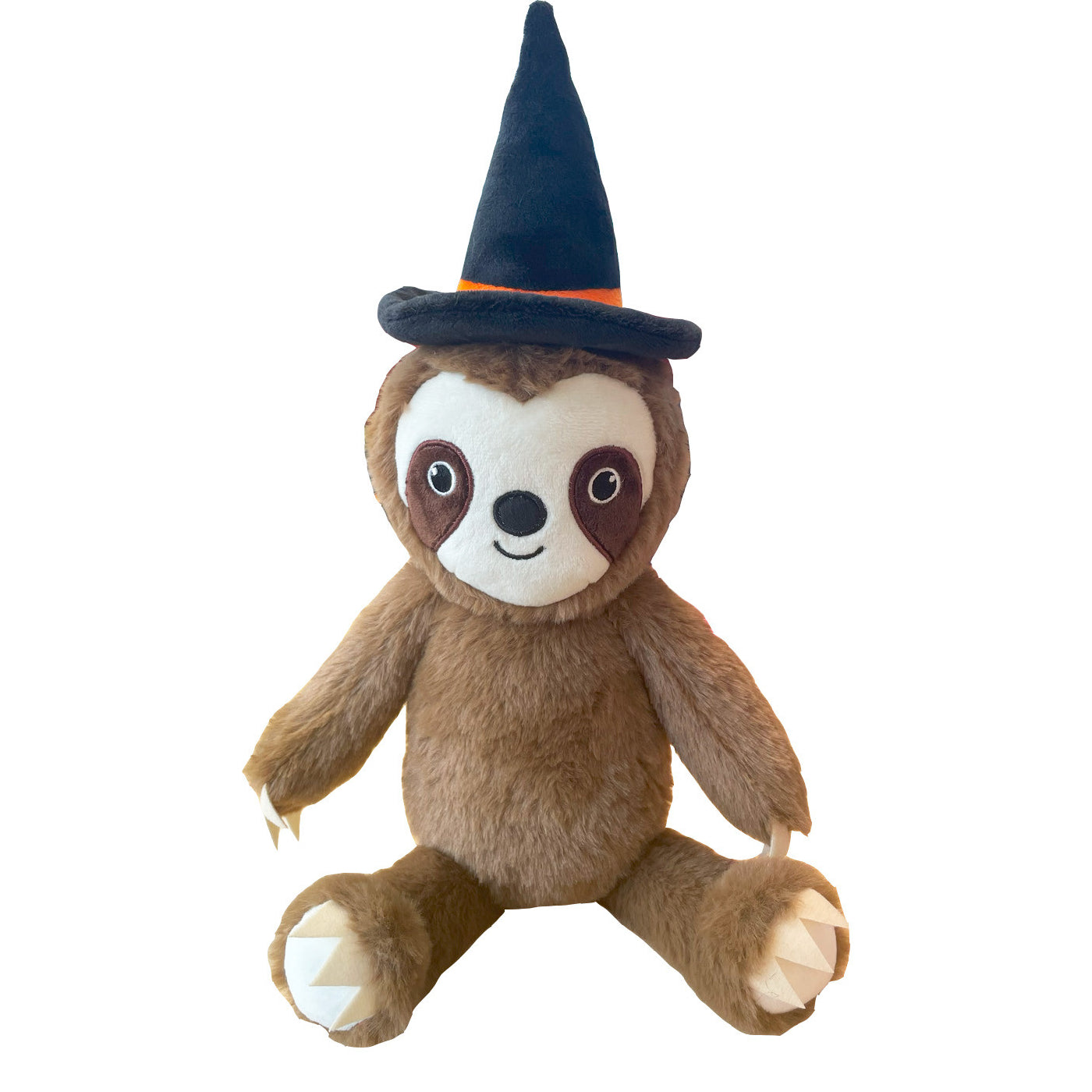 Happy Pet Halloween Witchy Sloth Dog Toy with Squeaker