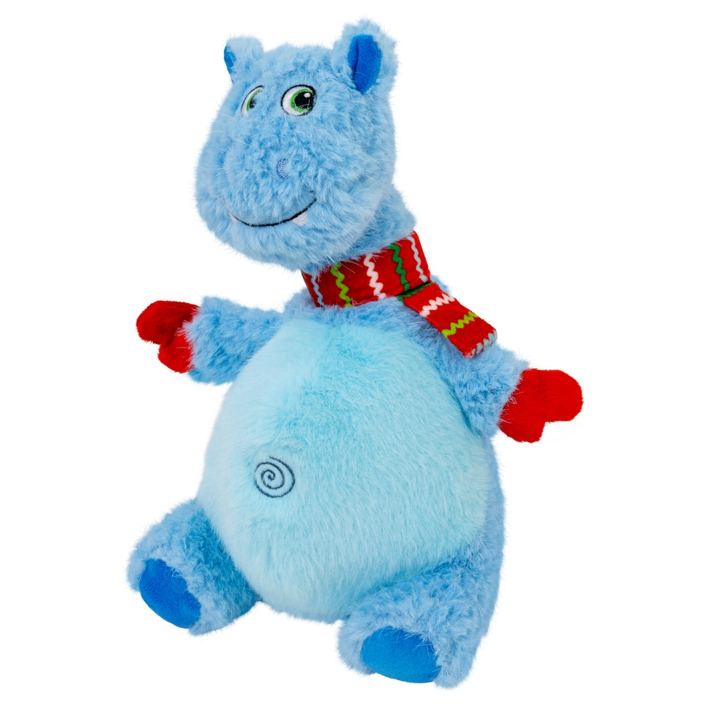 KONG Holiday Knots Belly Hippo Blue