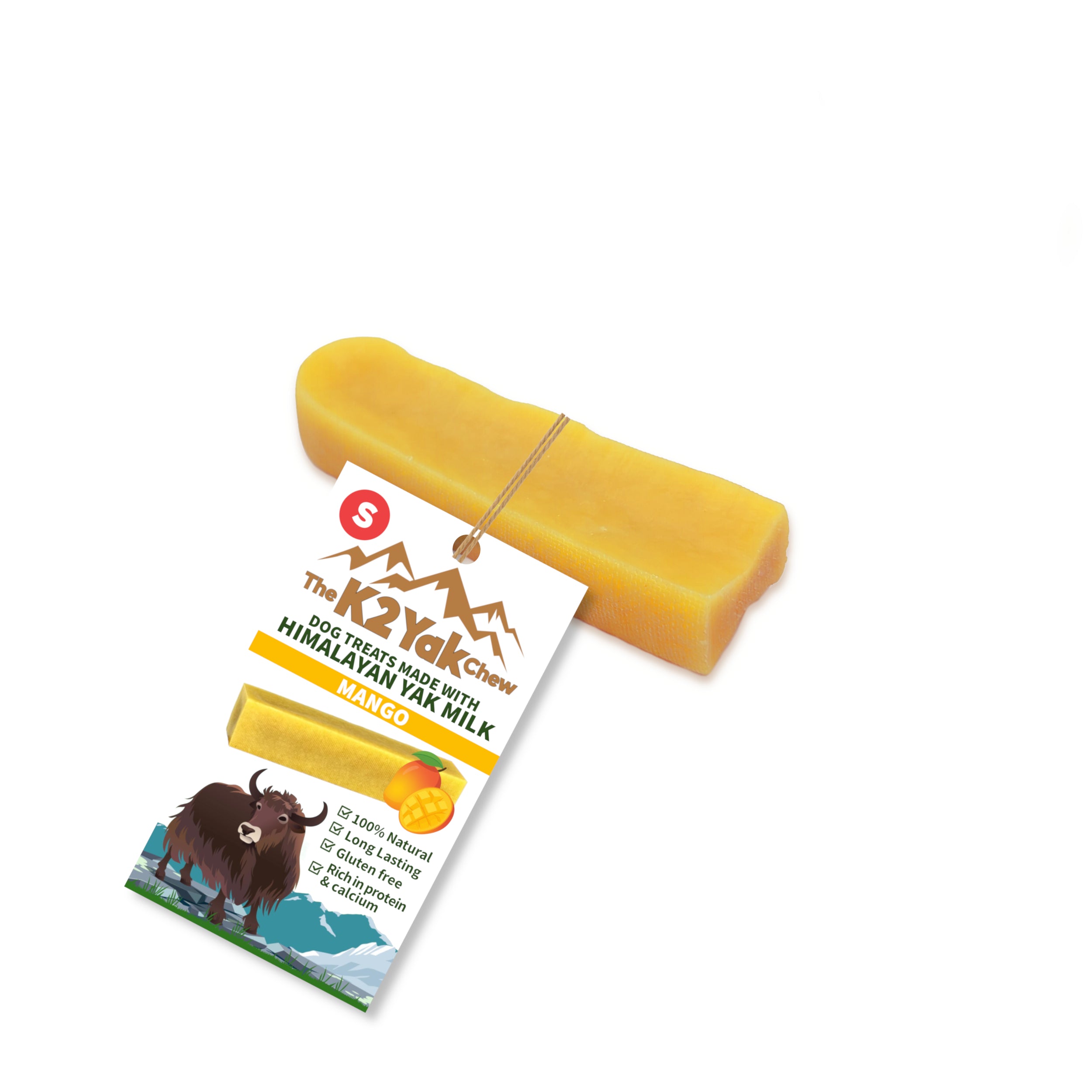 K2 Yak Chews Dog Treats Mango Small