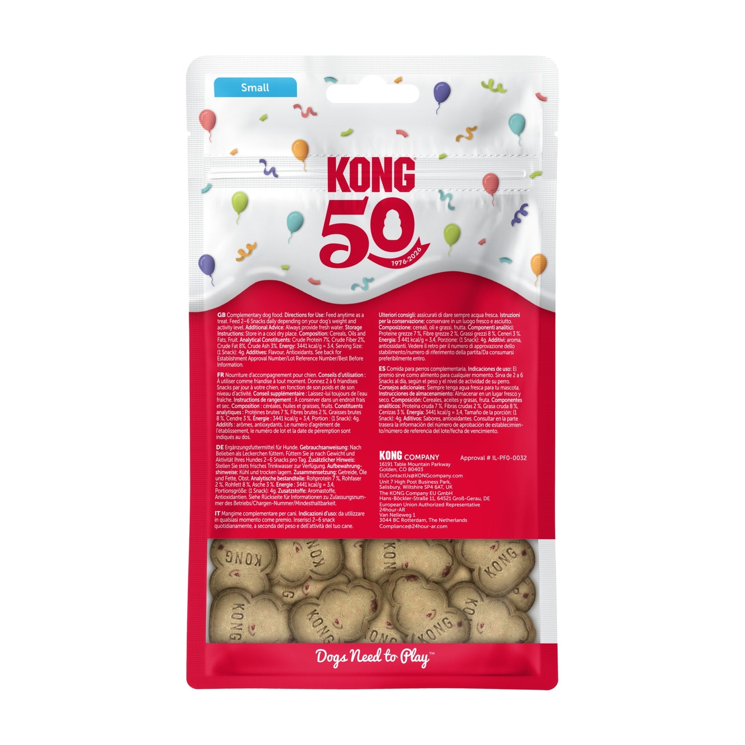 KONG Snacks Birthday Recipe 2 Sizes