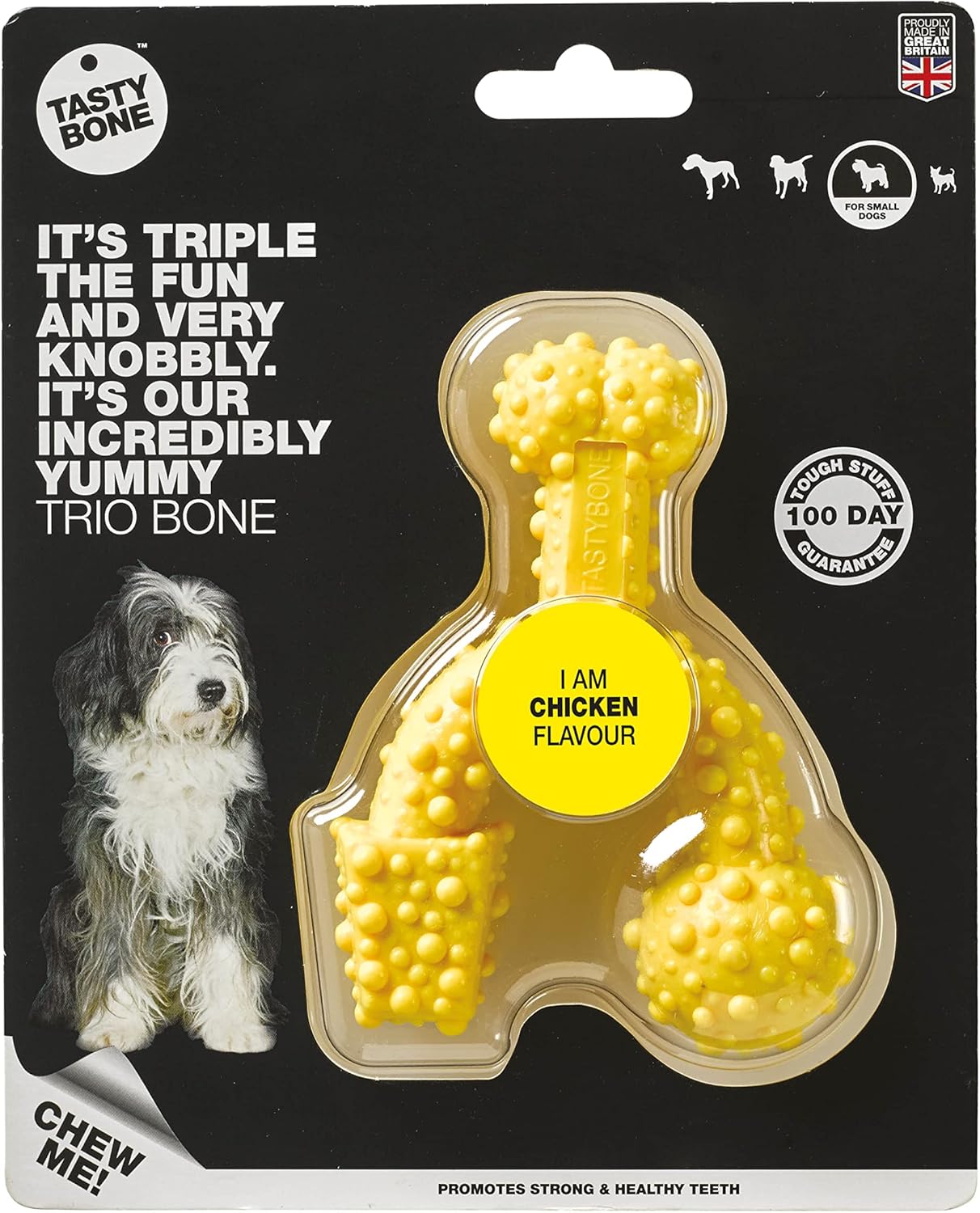 TastyBone TRIO Tough Nylon Dog Chews for Small Dogs 5 Flavours