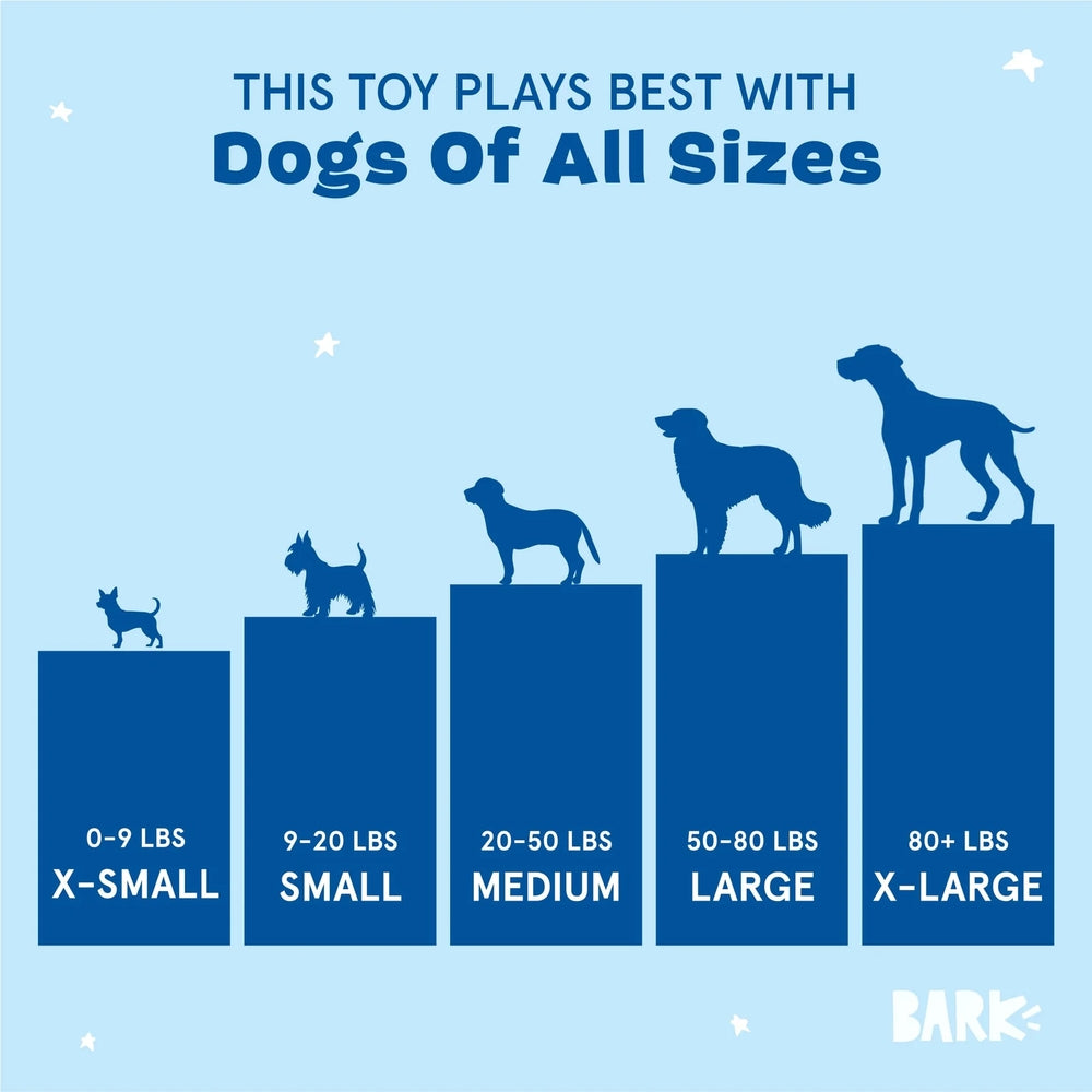 BARK Hairy Henderson Grrreat Outdoors Dog Toy