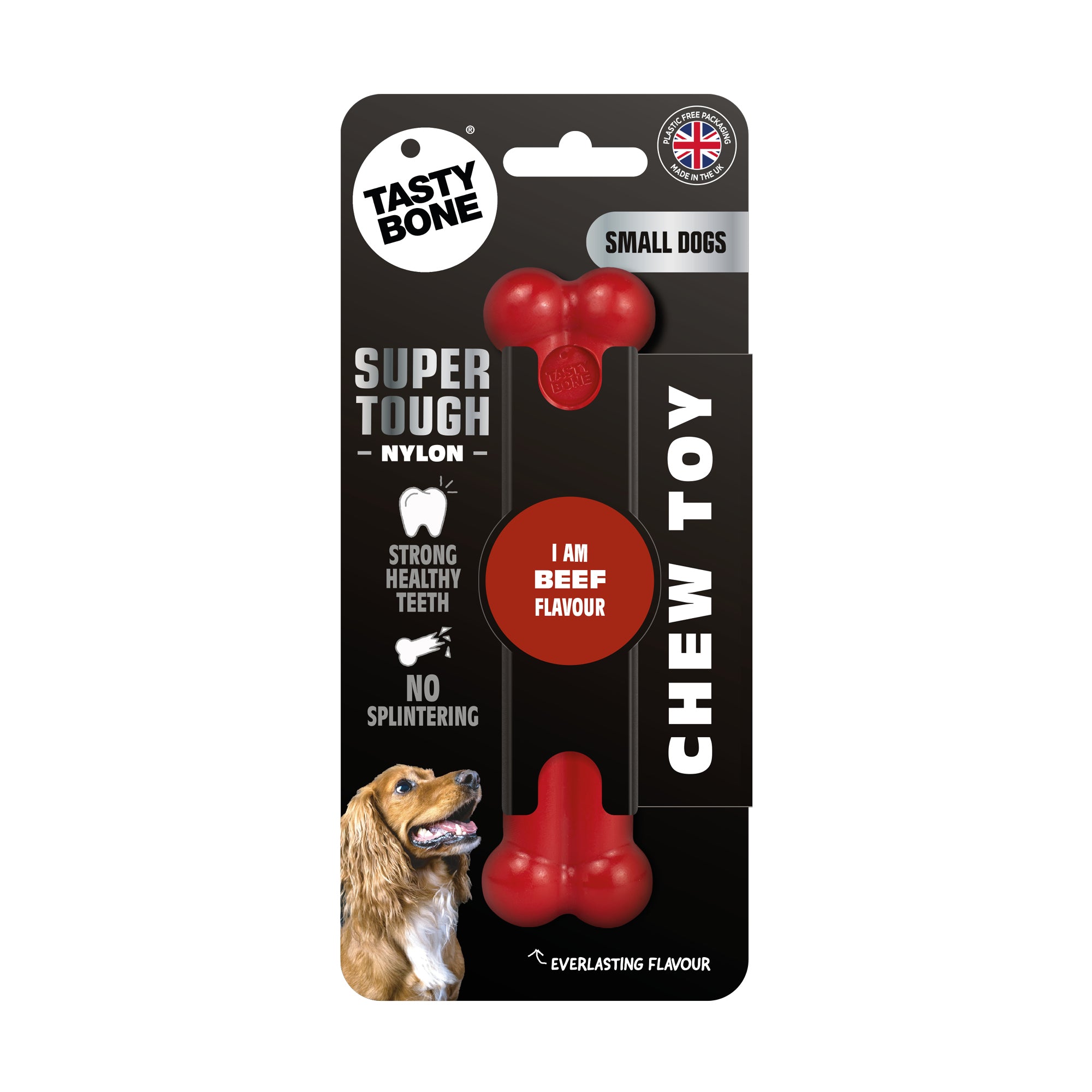 TastyBone Super Tough Nylon Dog Chews for Small/Medium Dogs 7 Flavours