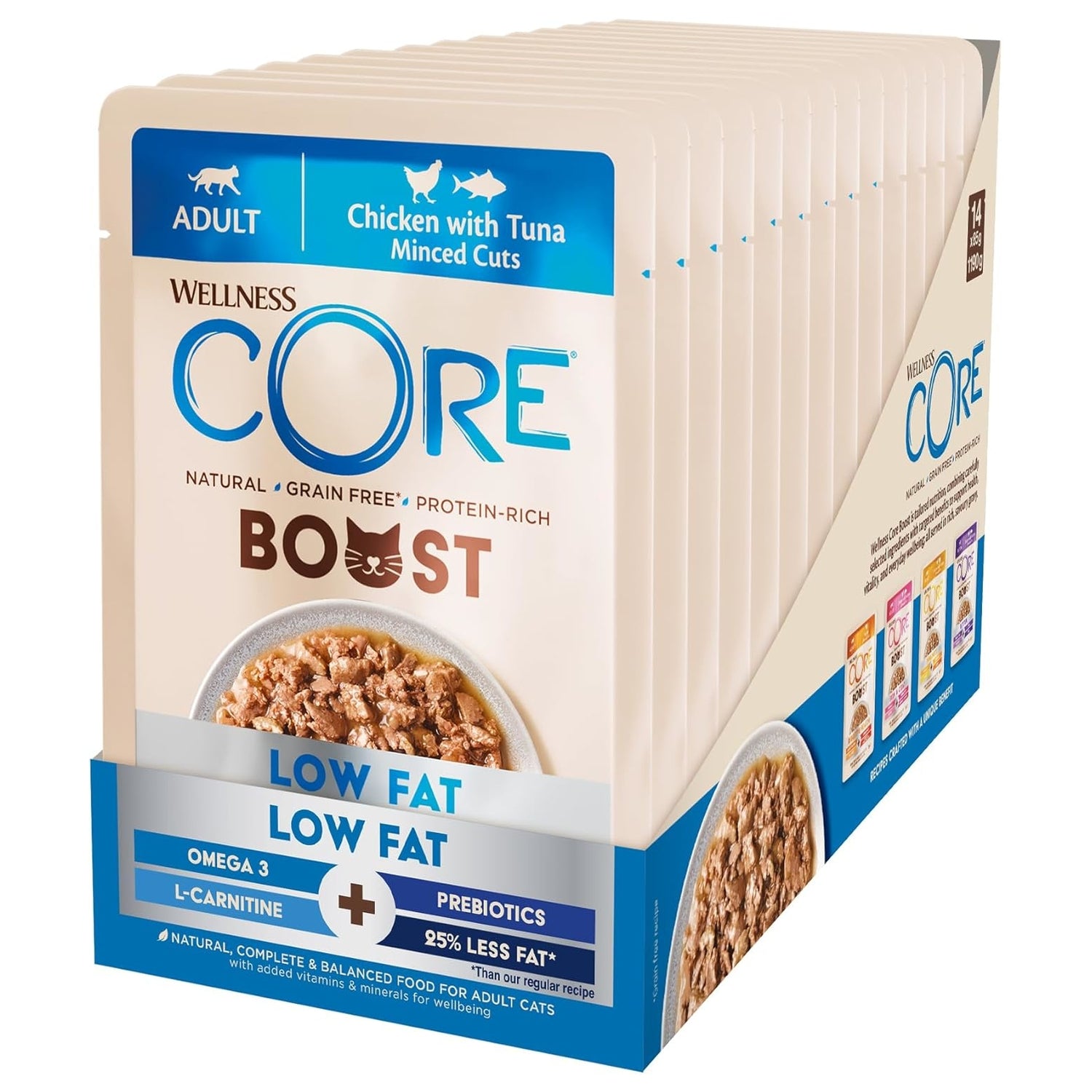 Wellness CORE Cat Boost Low Fat Chicken with Tuna 14 x 85g