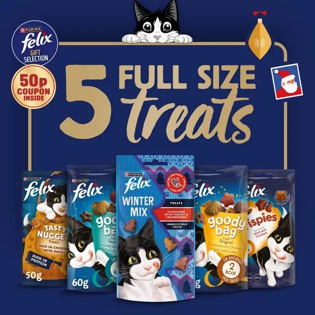 Felix Cat Treats Christmas Gift Box 2026 275g