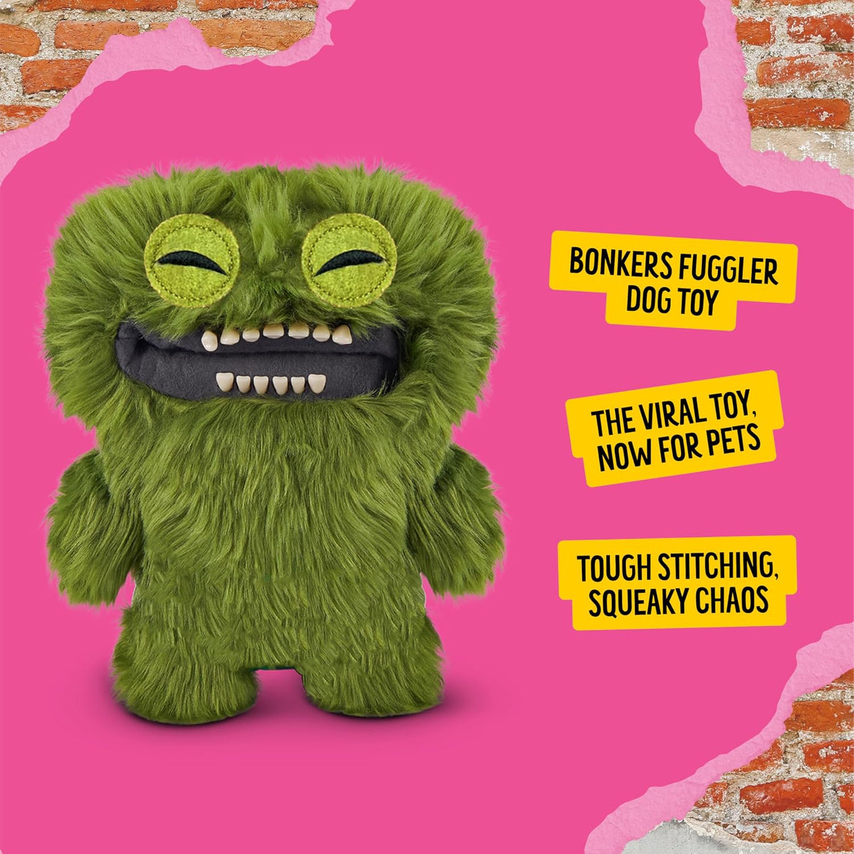 Bonkers Fuggler Dog Toy – Count Underoo Mcgoo