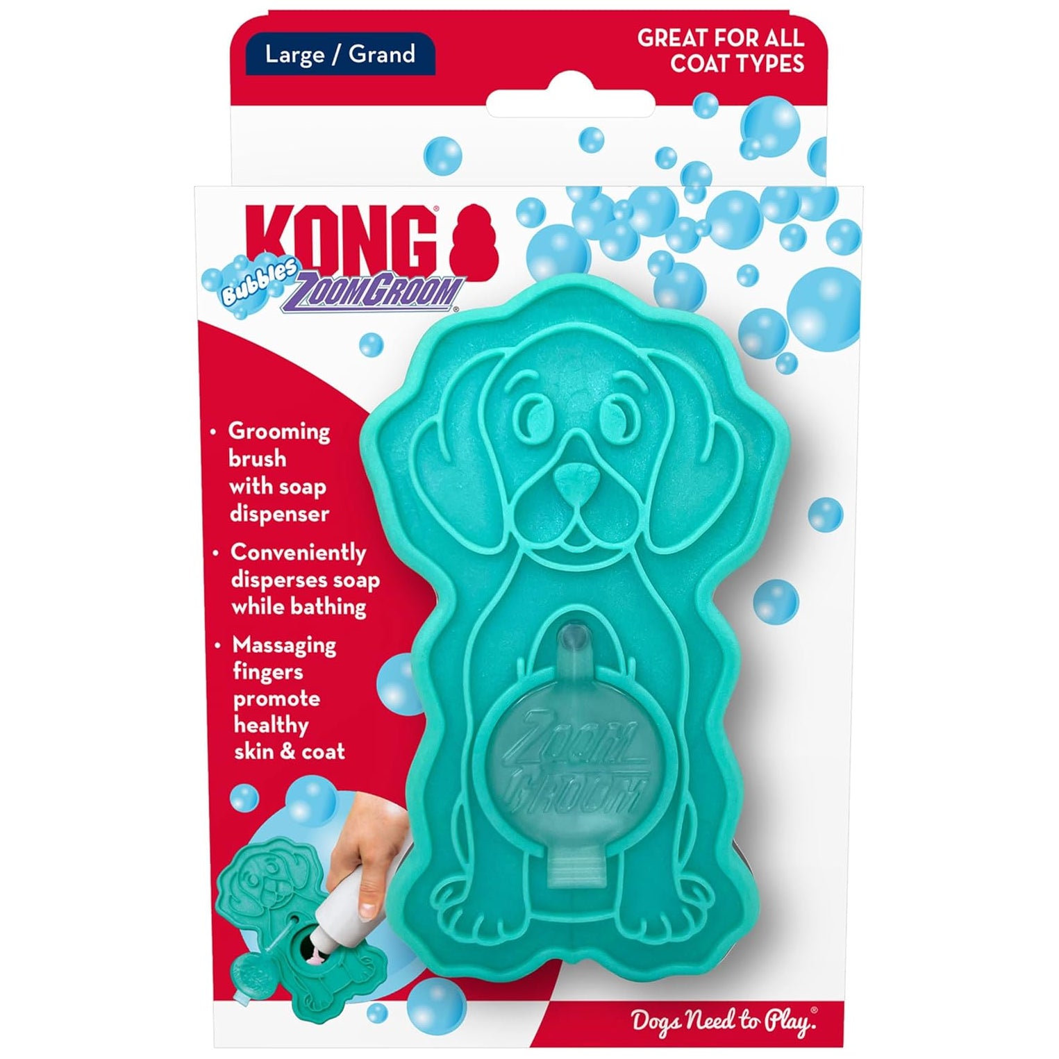 KONG ZoomGroom Bubbles
