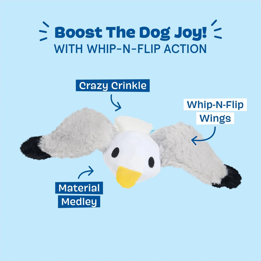 BARK Flappin' Flossie Plush Dog Toy
