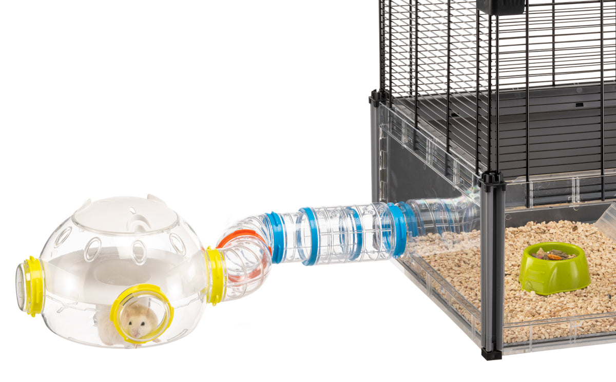 Ferplast Hamster Cage Add-On Lab & Tube Kit