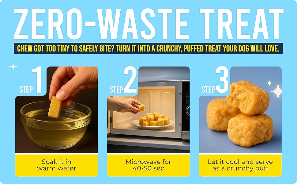 Yakchoo Himalayan Yak Cheese Dog Chews – Medium 70g - Blueberry Coconut & Mango 3 Pack