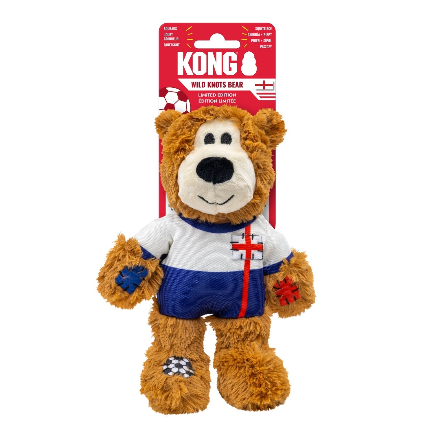 KONG Wild Knots Bear – England Football Limited Edition