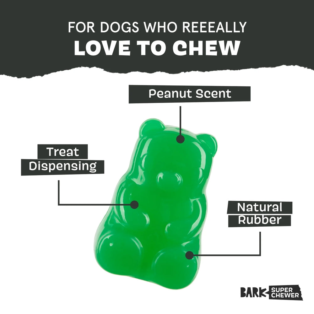 BARK Munchie The Bear Super Chewer Dog Toy
