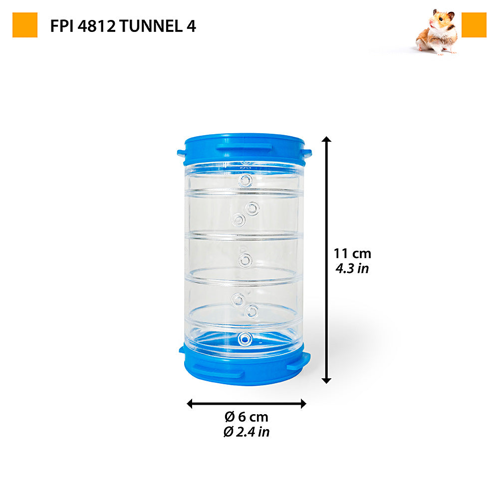Ferplast Hamster Cage Accessories Tube Tunnel 4" FPI 4812