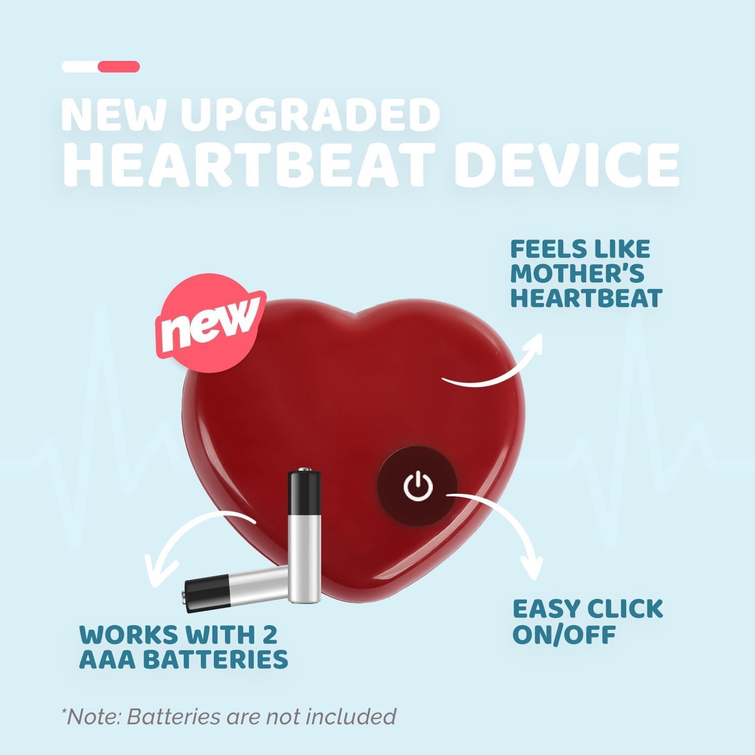 All For Paws Little Buddy Heart Beat Simulator