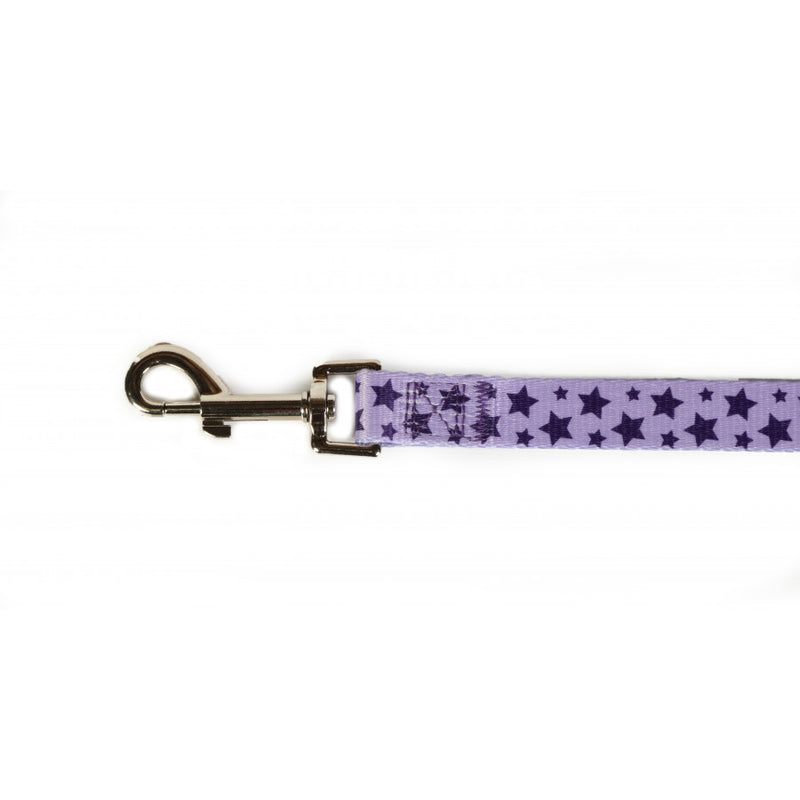 Doodlebone Originals Dog Lead 1.2m Violet Stars 3 Sizes