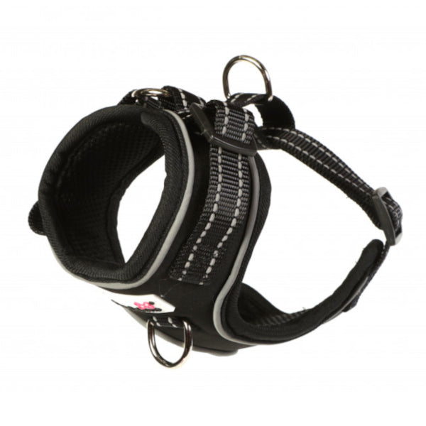 Doodlebone Adjustable Airmesh Dog Harnesses Coal 5 Sizes