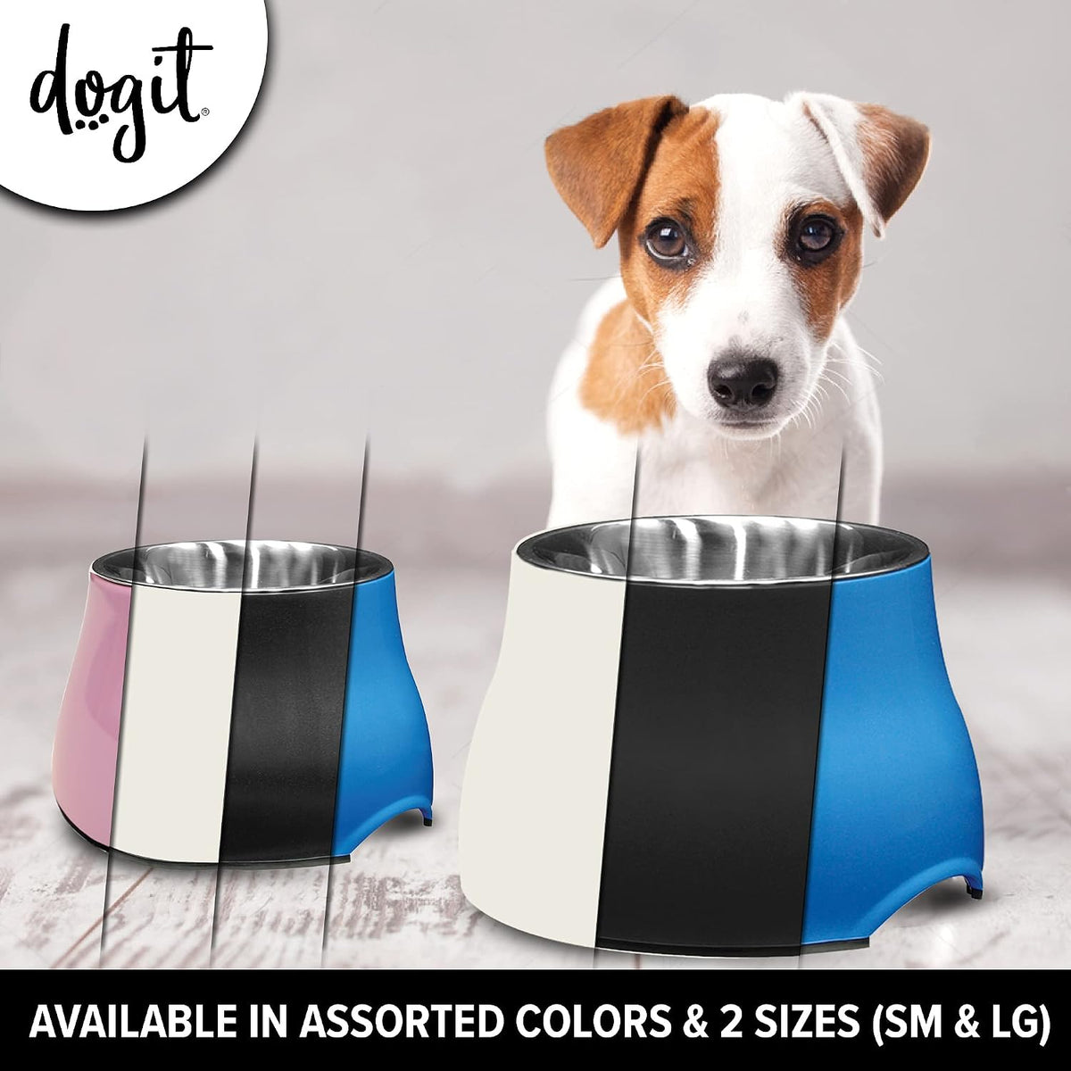 Dogit Elevated Dog Dish Bowl White Large 900ml