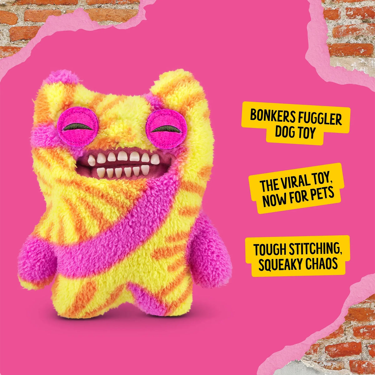Bonkers Fuggler Dog Toy – Gaptooth McGoo