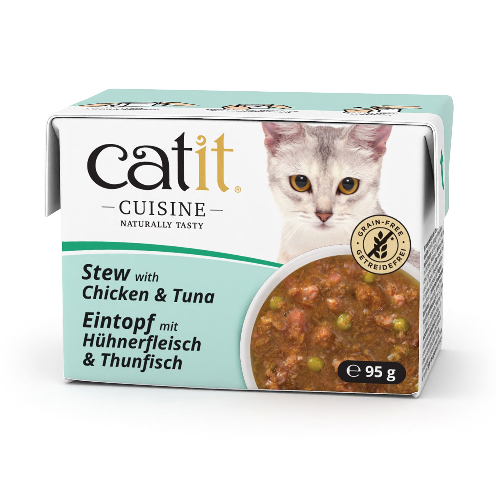 Catit Cuisine Cat Wet Food Chicken & Tuna Stew 95g