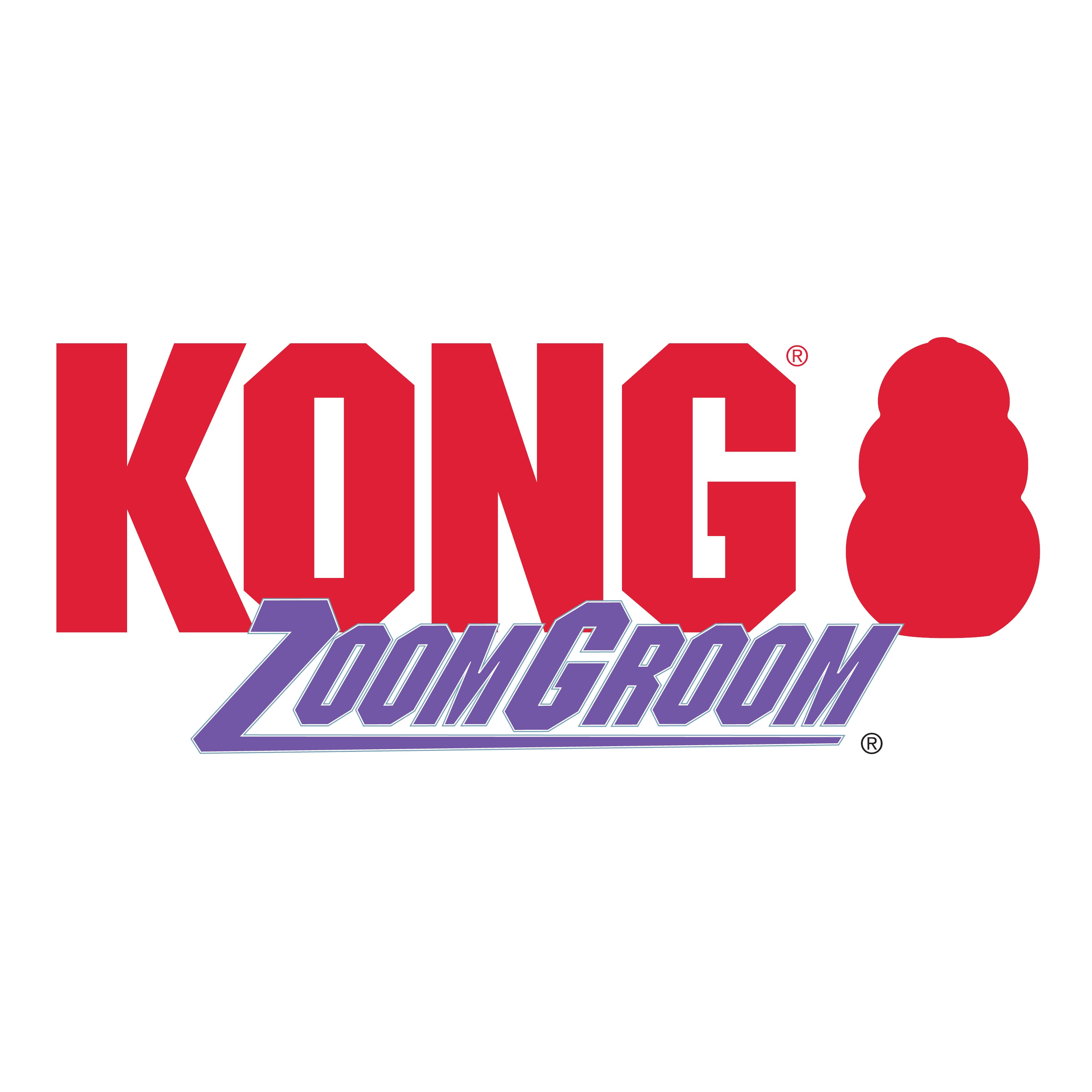 KONG ZoomGroom Boysenberry