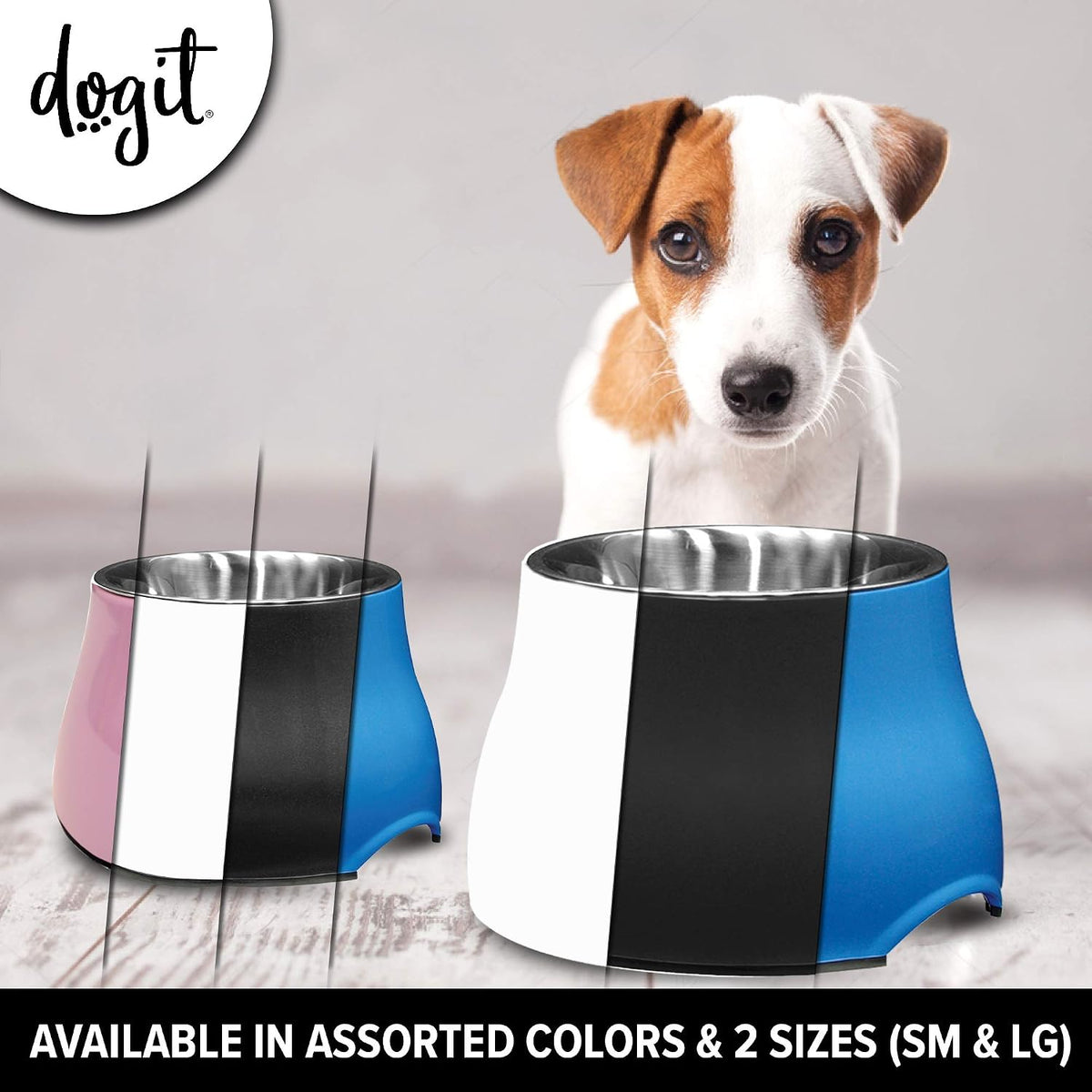 Dogit Elevated Dog Dish Bowl Black Large 900ml