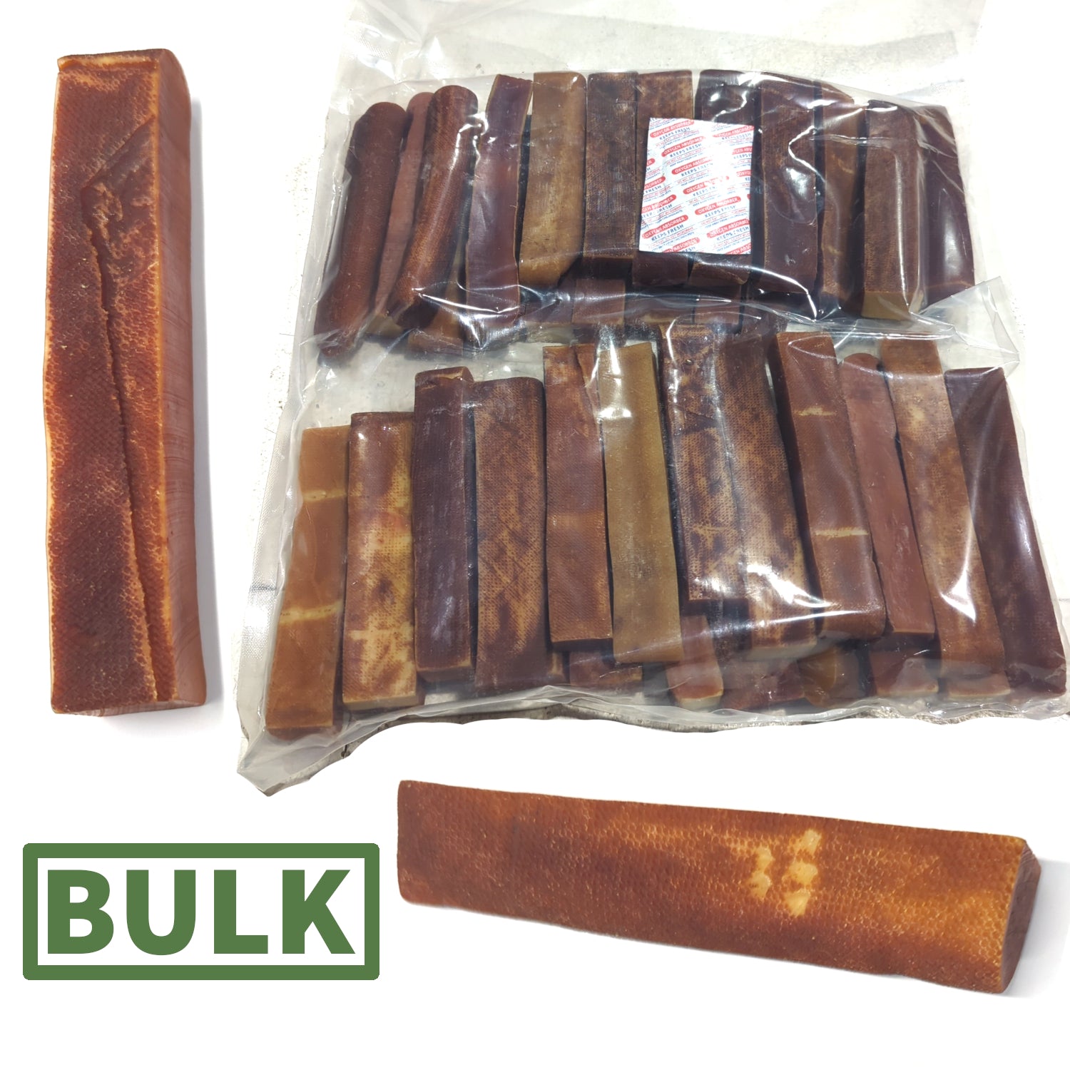 Yak Chews Highly Smoked BULK BAGS 1kg/5kg
