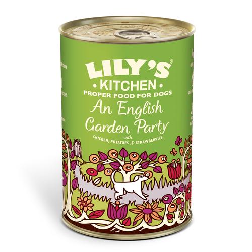 Lily's Kitchen English Garden Party Chicken / Vegetables Canned Dog Food 400g