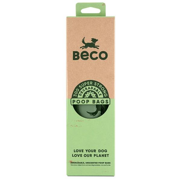 Beco Unscented Degradable 300 Poop Bags XL Roll
