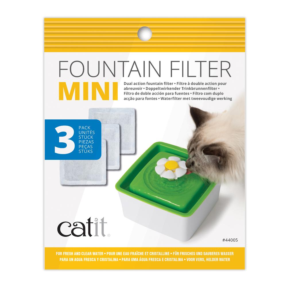 Catit Mini Flower Fountain Dual Action Replacement Filters Pack of 3