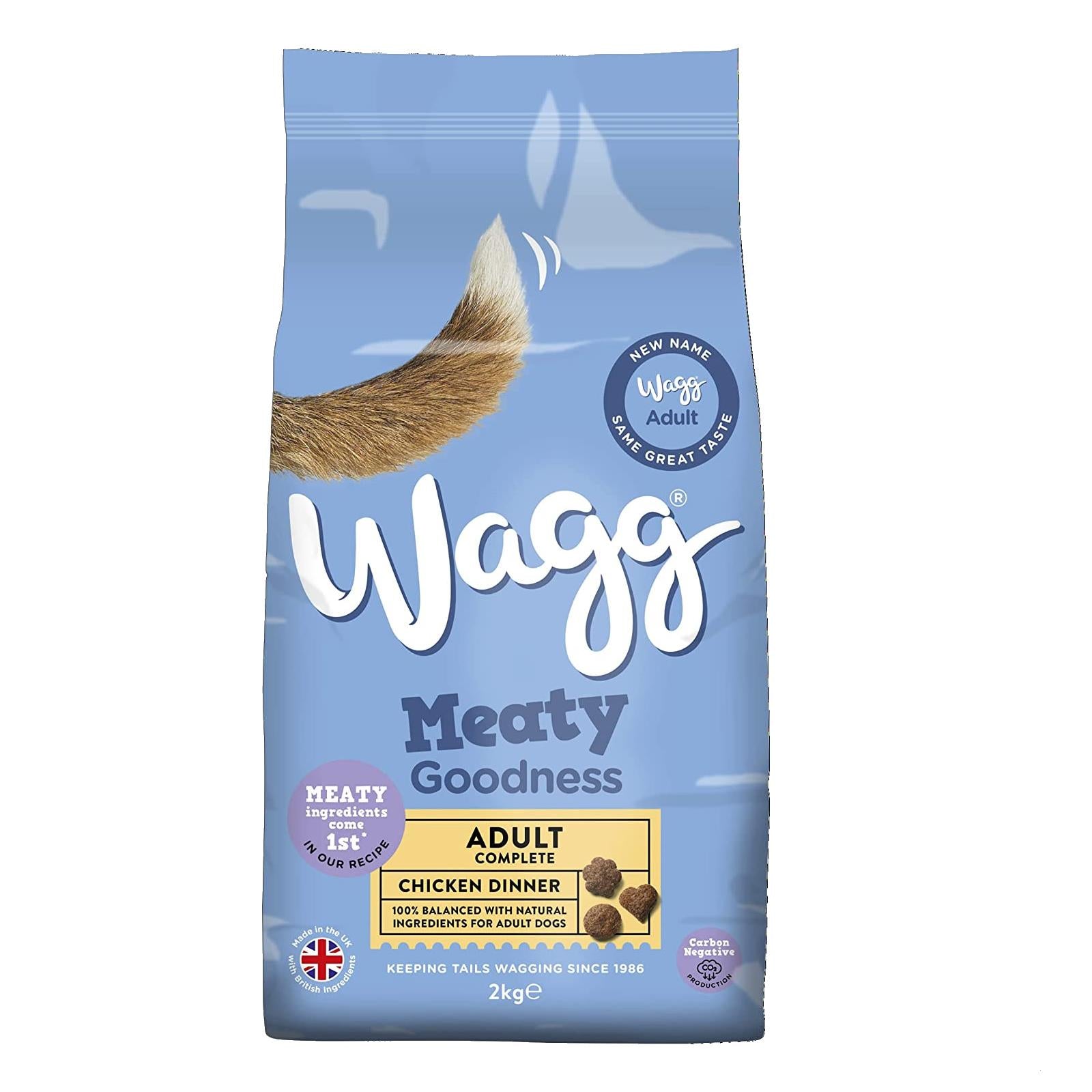 Wagg Adult Complete Dog Food Chicken & Veg 2/12kg