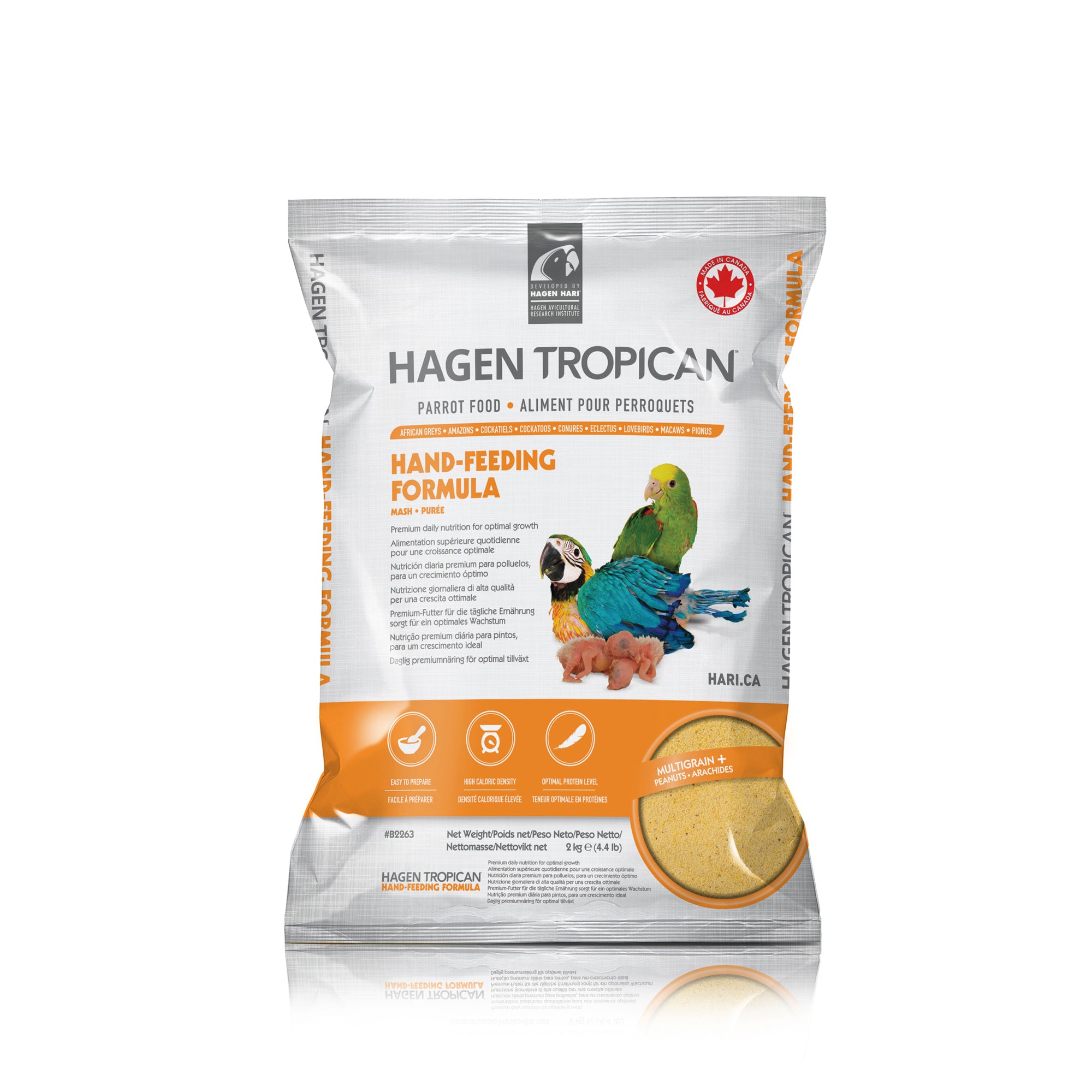 Hagen Hari Tropican Hand Feeding Formula 3 Sizes