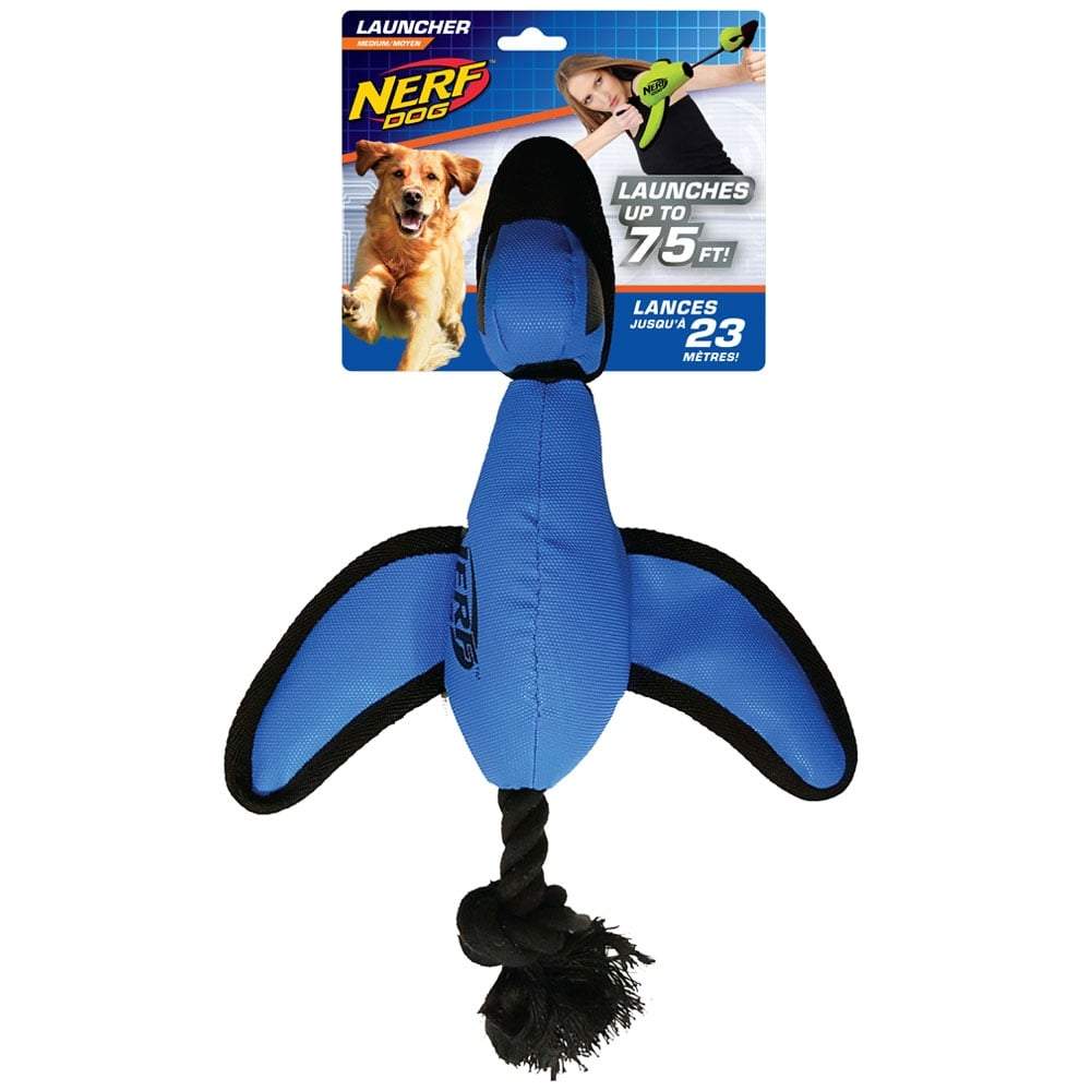 Nerf Dog Soft Plush Toy Trackshot Duck Launcher