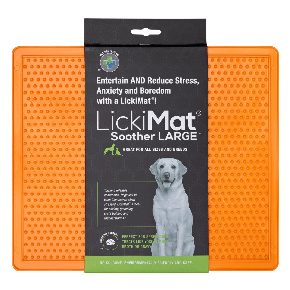 LickiMat Dog Lick Mats Slow Feeders Soother Large 3 Colours