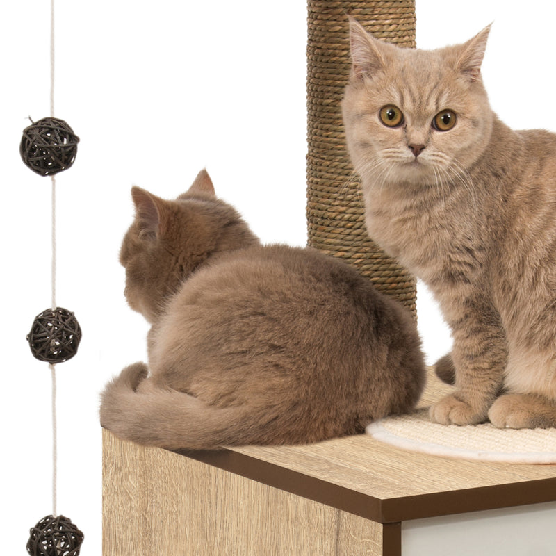 Catit Cat Furniture Vesper High Base Oak