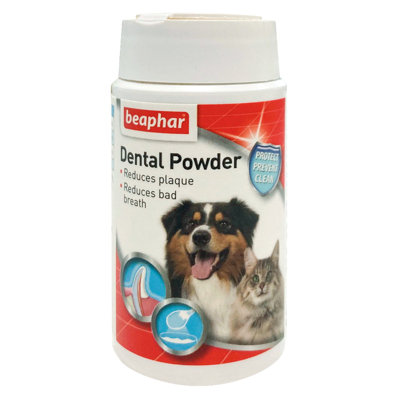Beaphar Anti-Plaque Dental Powder for Dogs & Cats 75g