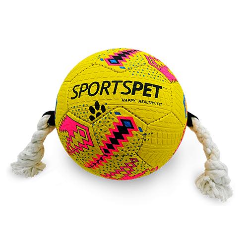 Sportspet Natural Rubber Dog Football 2 Sizes