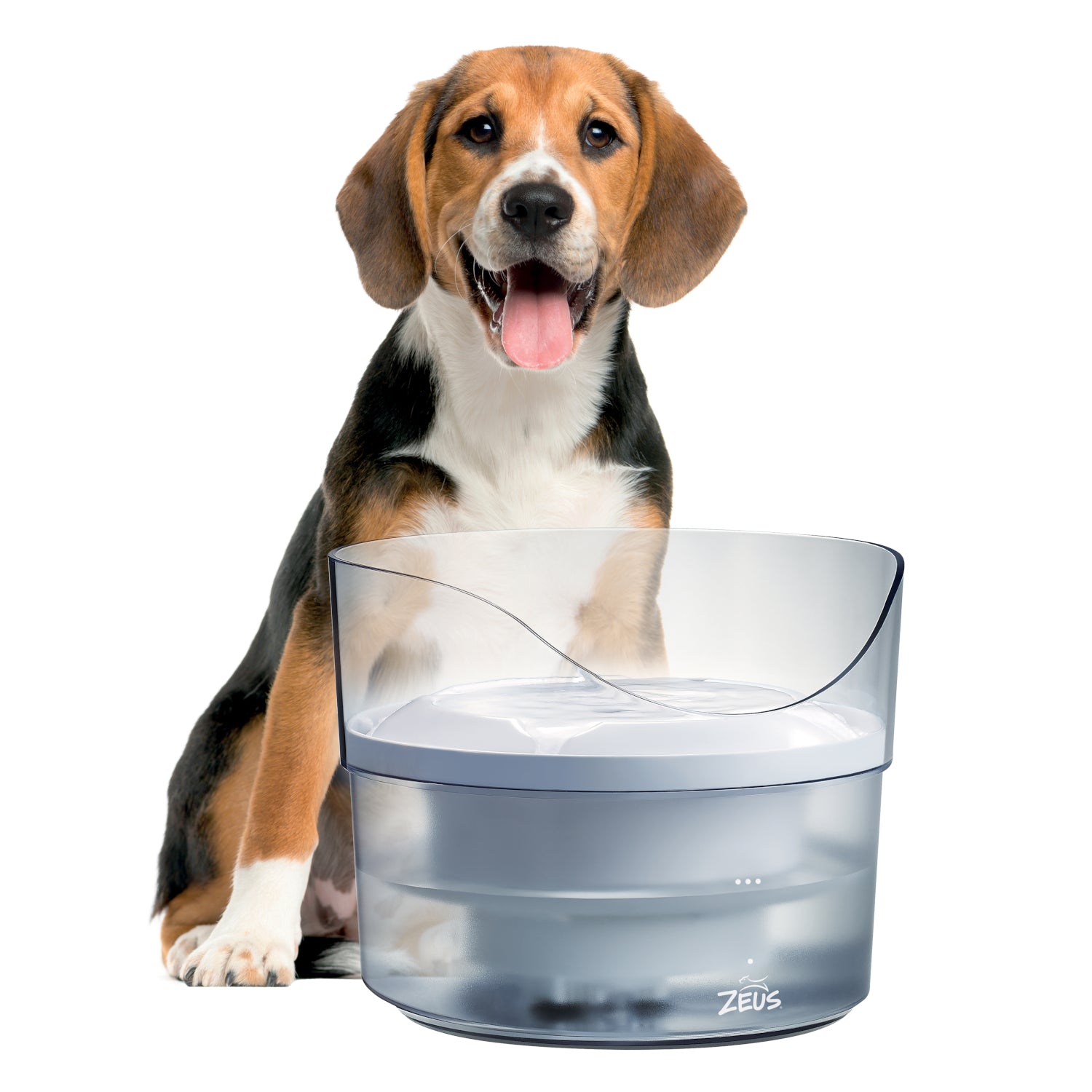 Zeus Fresh & Clear Dog Drinking Fountain with Splash Guard 1.5L