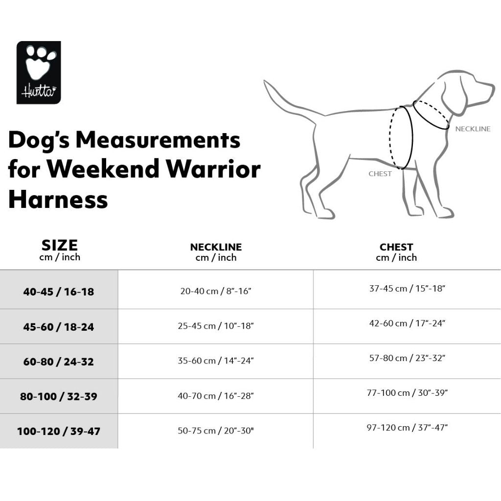 Hurtta Weekend Warrior Dog Harnesses Bilberry Mix 5 Sizes