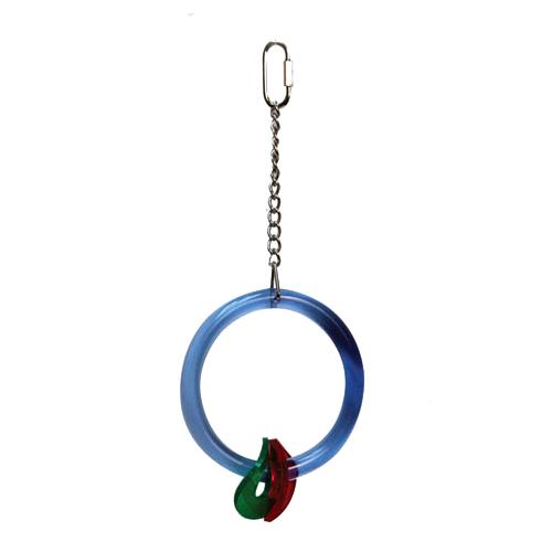 Avi One Parrot Toy Acrylic Medium Ring 25cm