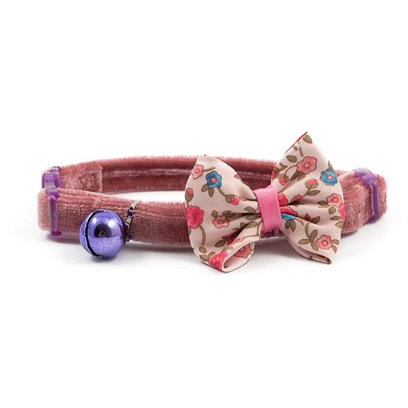 Ancol Cat Collar Vintage Bow Pink