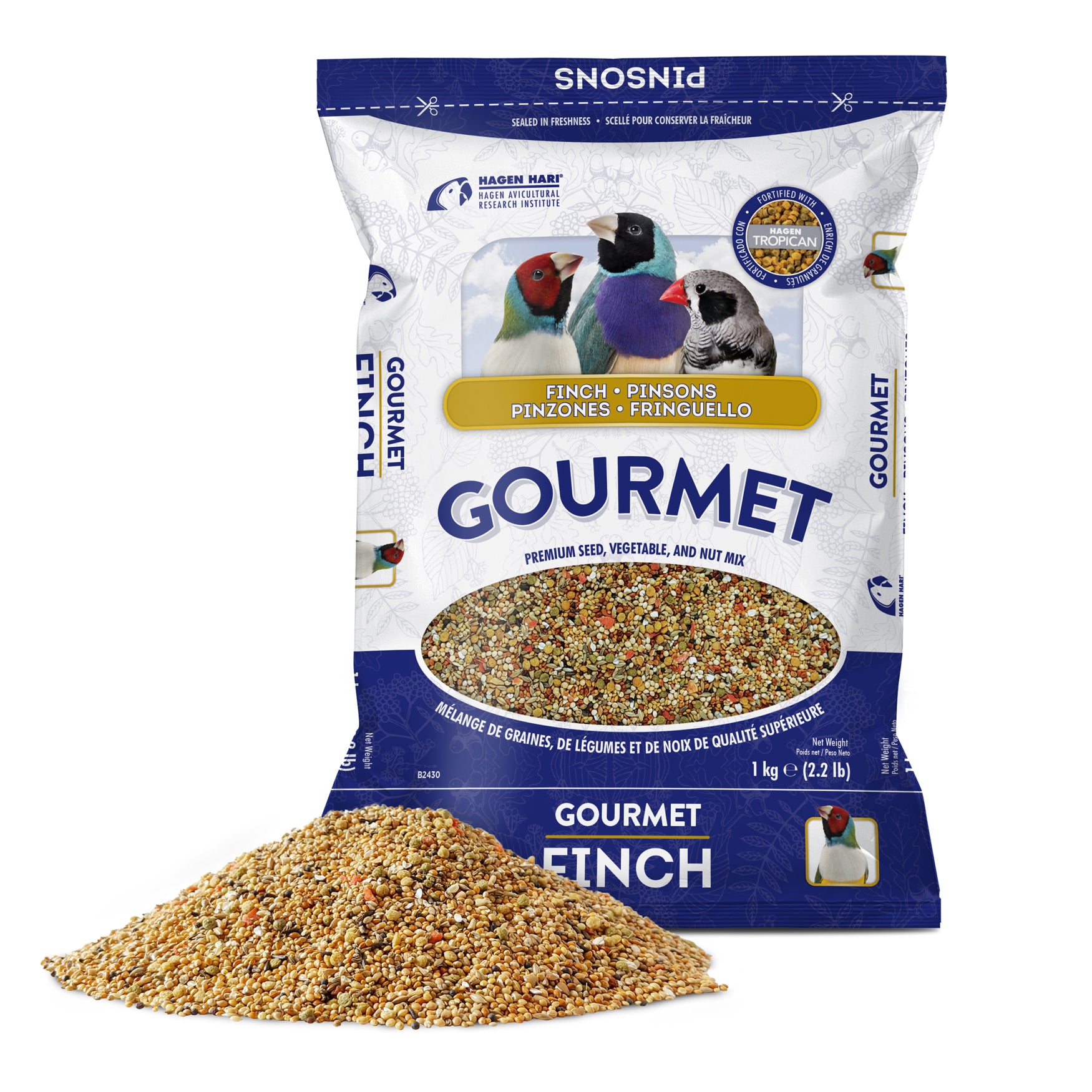 Hagen HARI Gourmet Premium Seed Mix Finches 1kg