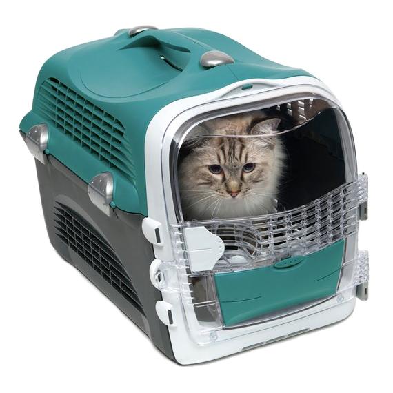 Catit Design Cabrio Pet Carrier for Cats & Small Dogs Turquoise