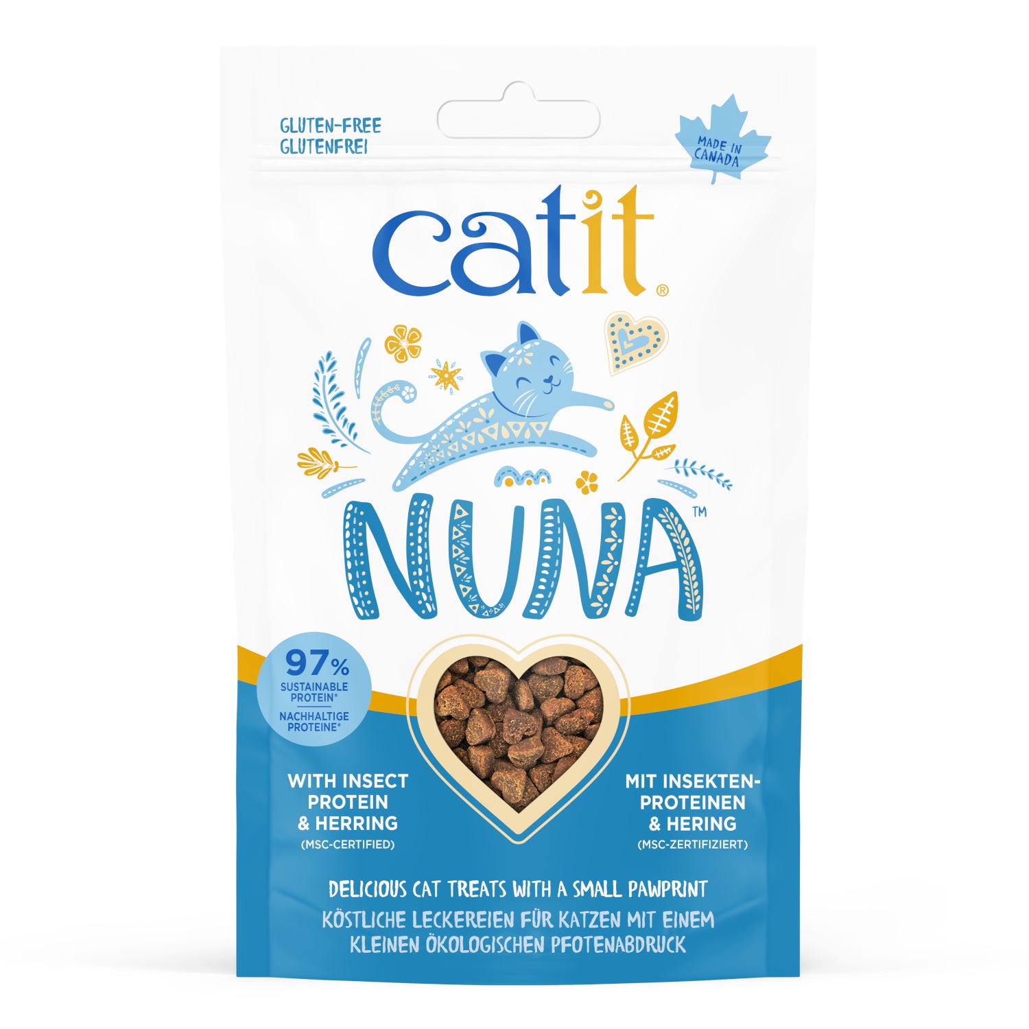 Catit Nuna Treats Insect Protein & Herring 60g