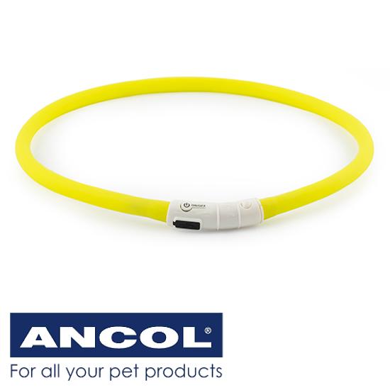 Ancol Hi-Vis Night Safety Neck Band Yellow